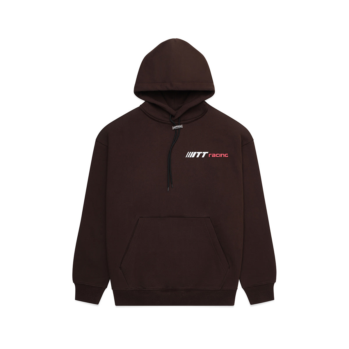 Dark brown Calsonic Capsule graphic hoodie featuring the Turbo Threads logo