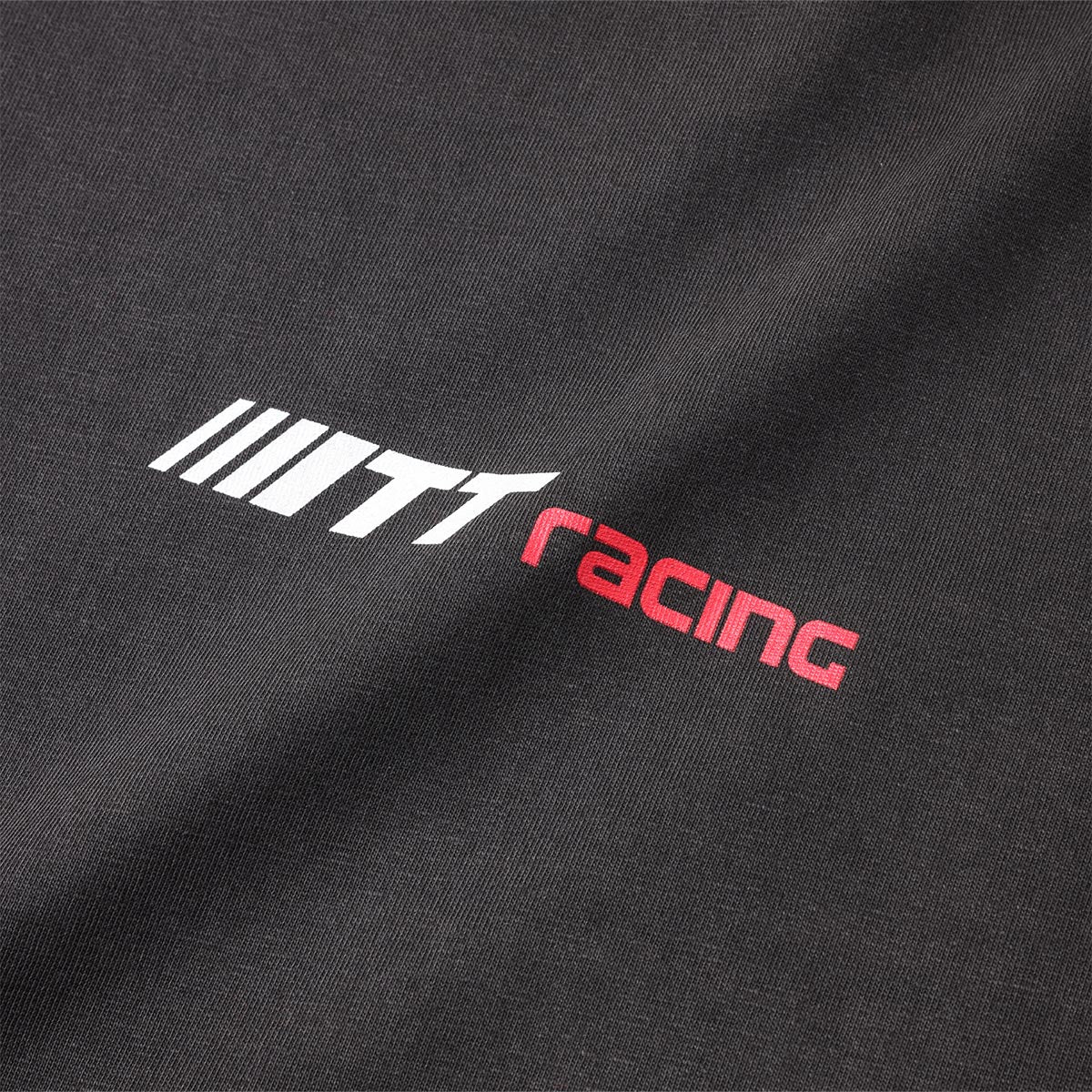 Close up of Turbo Threads Logo on Calsonic R32 GT-R car tee