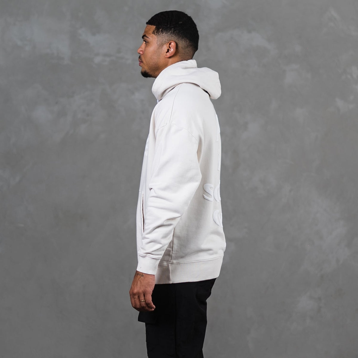 Anti Lag Relaxed Fit Hoodie Marshmallow