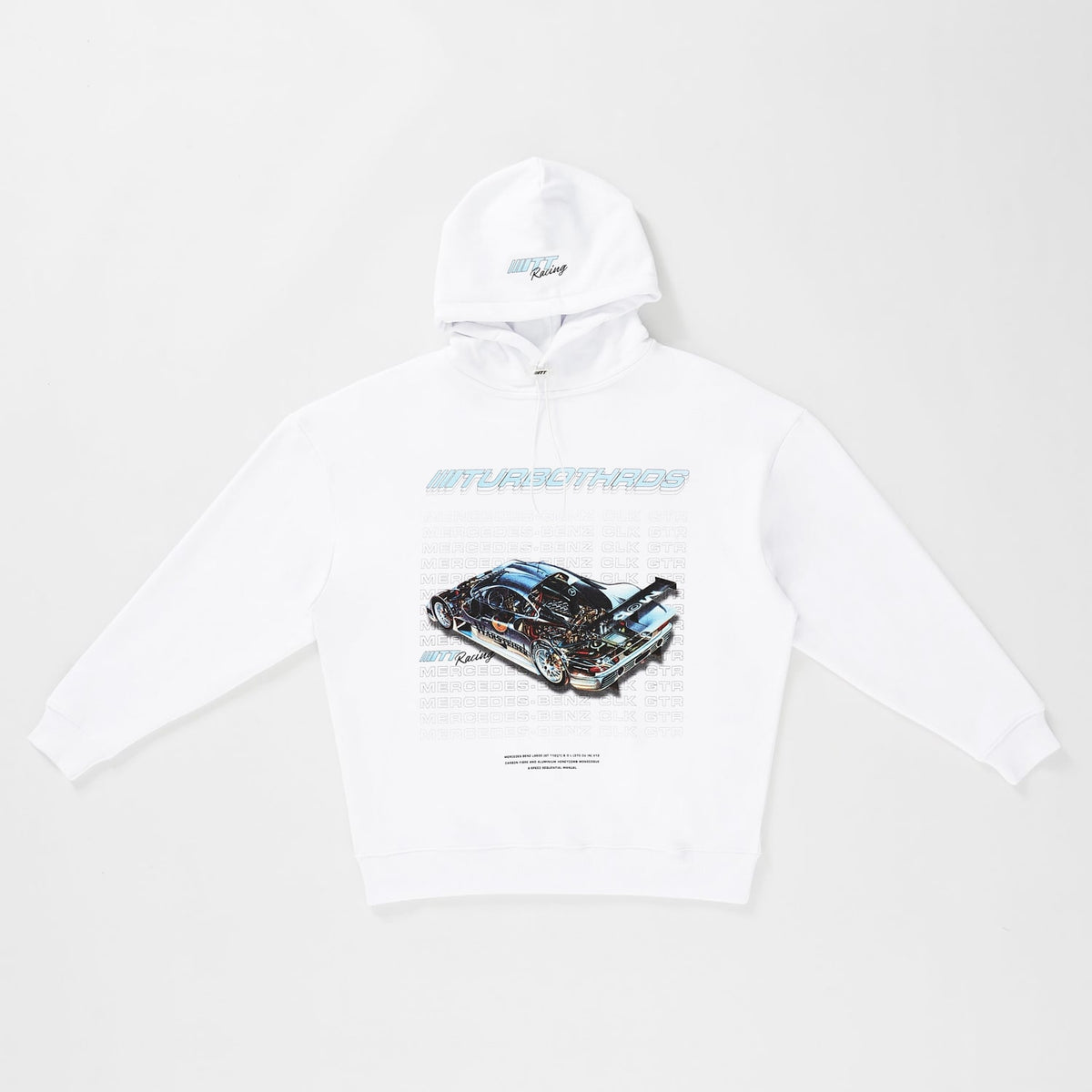 CLK GTR Relaxed Fit Hoodie White