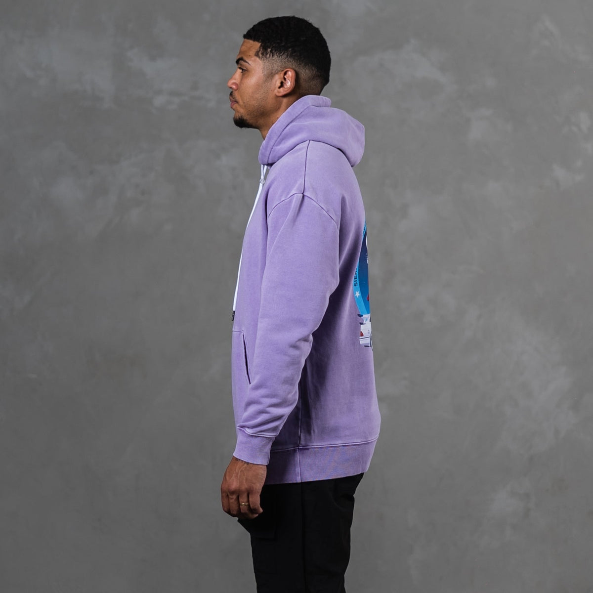 RS500 Relaxed Fit Hoodie Ultraviolet