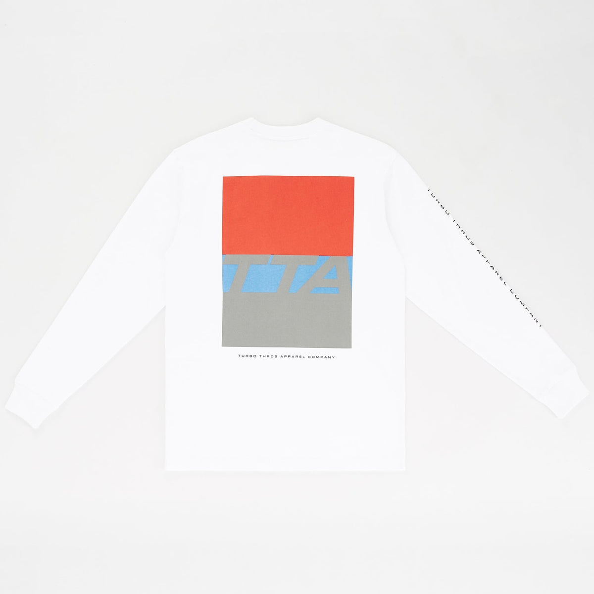 Straton Standard Fit Long Sleeve Tee White
