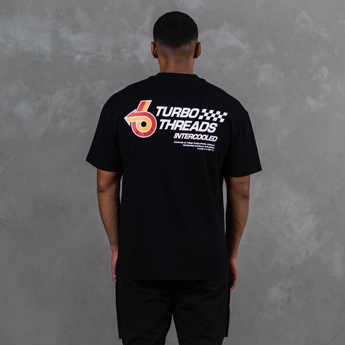 Turbo 6 Relaxed Fit Tee Jet Black