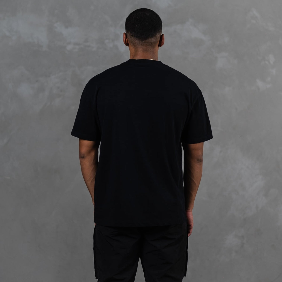 Vapourwave Relaxed Fit Tee Jet Black